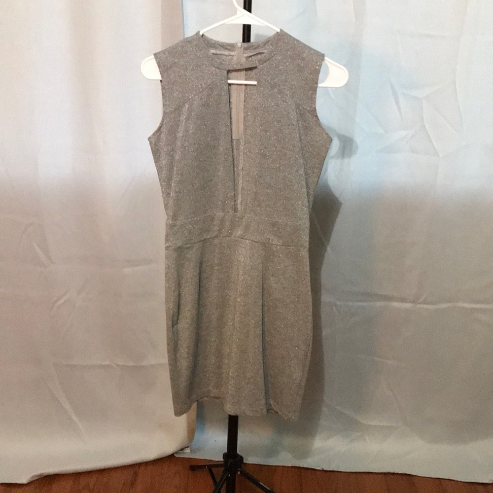 Tailored grey bodycon